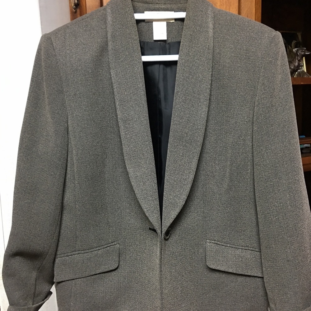 Gray blazer